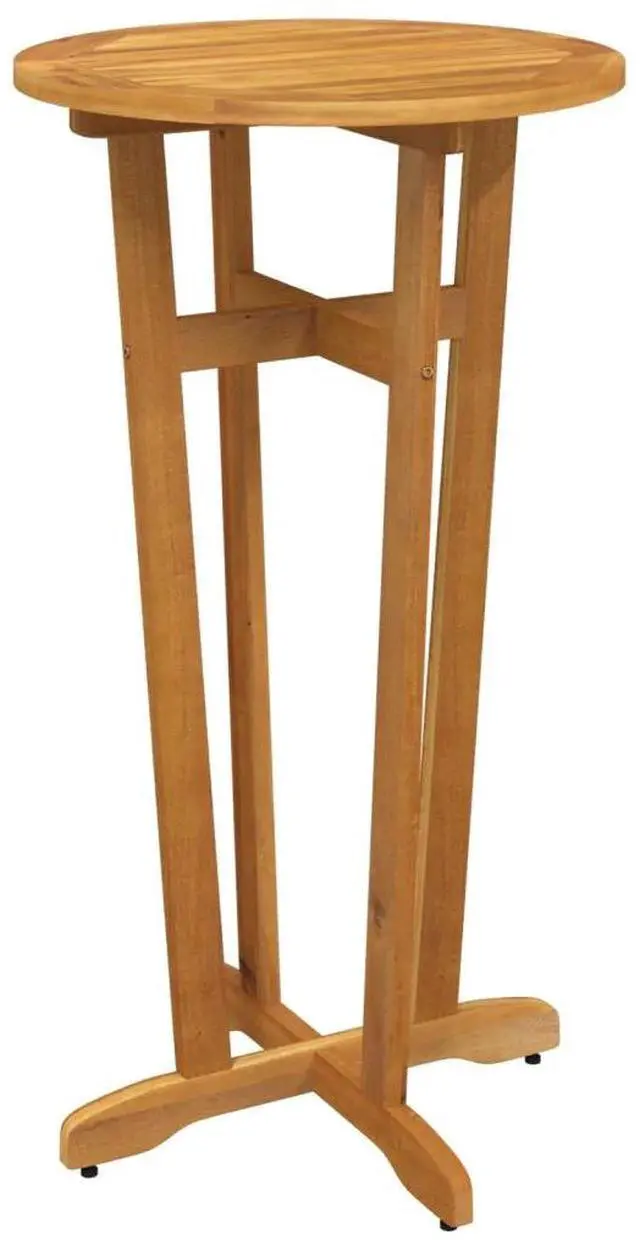 Alt view image 8 of 10 - vidaXL 5 Piece Patio Dining Set Solid Wood Acacia