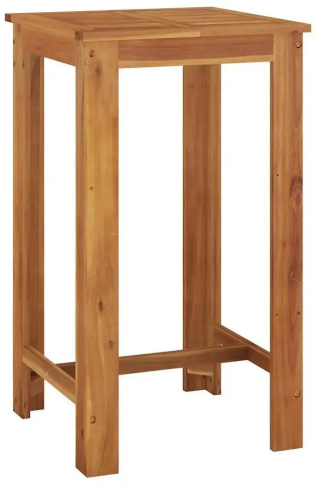 Alt view image 8 of 10 - vidaXL 3 Piece Patio Dining Set Solid Wood Acacia