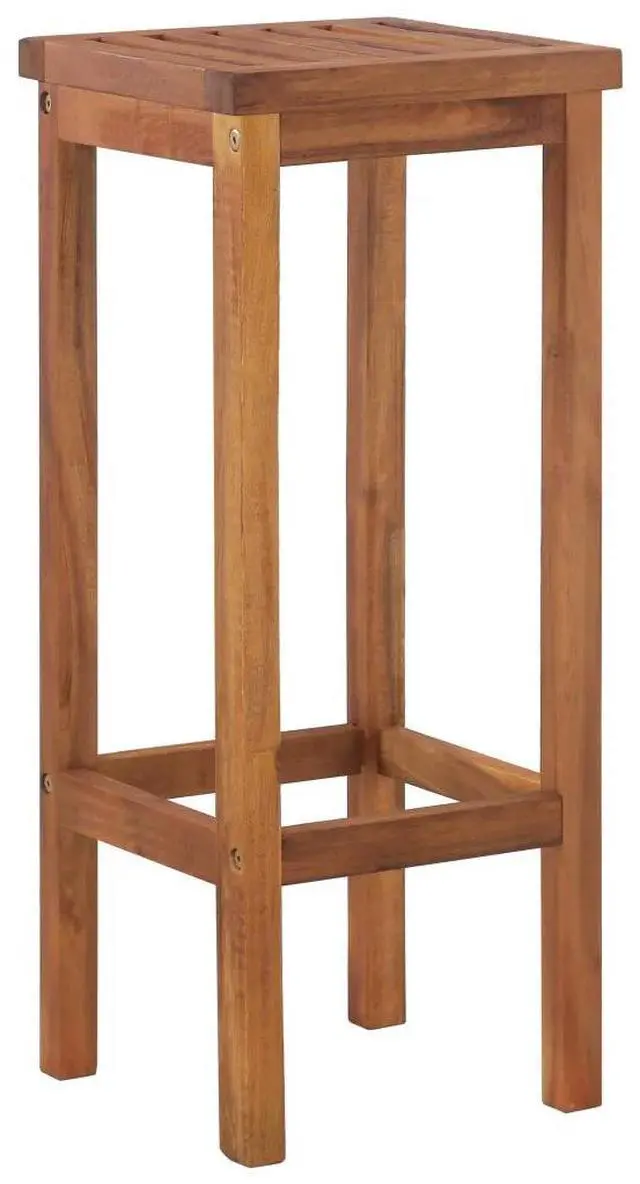 Alt view image 10 of 10 - vidaXL 3 Piece Patio Dining Set Solid Wood Acacia