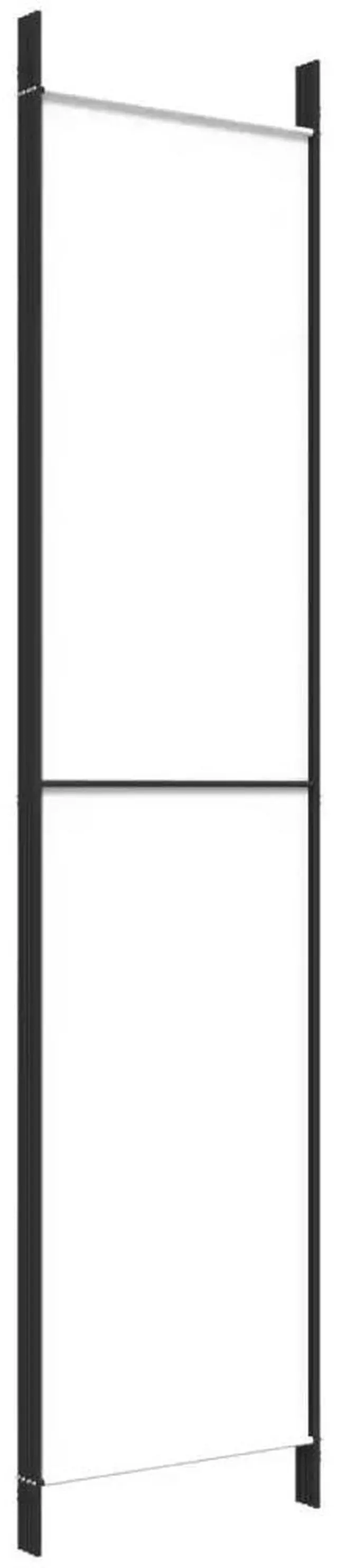 Alt view image 10 of 10 - vidaXL 4-Panel Room Divider White 78.7"x86.6" Fabric
