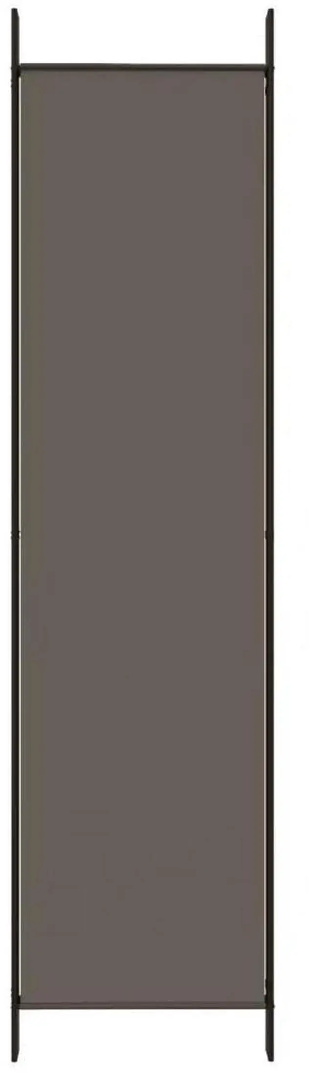 Alt view image 10 of 10 - vidaXL 4-Panel Room Divider Anthracite 78.7"x86.6" Fabric