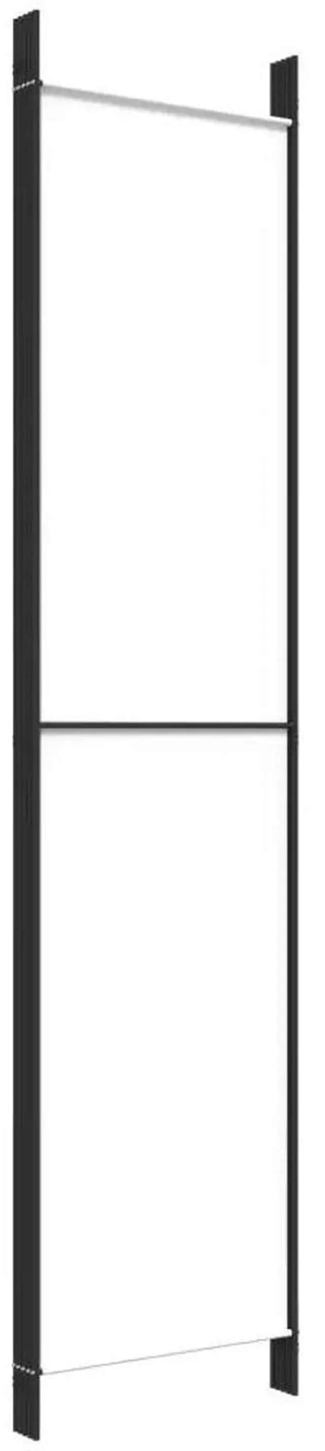 Alt view image 10 of 10 - vidaXL 5-Panel Room Divider White 98.4"x86.6" Fabric