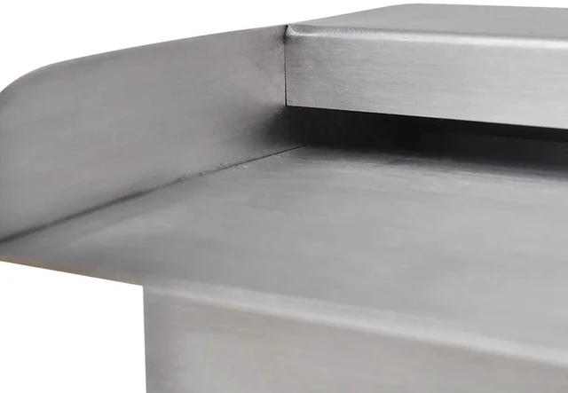 Alt view image 12 of 13 - vidaXL Pool Fountain Spillway Waterfall Fountain for Garden Pond Stainless Steel