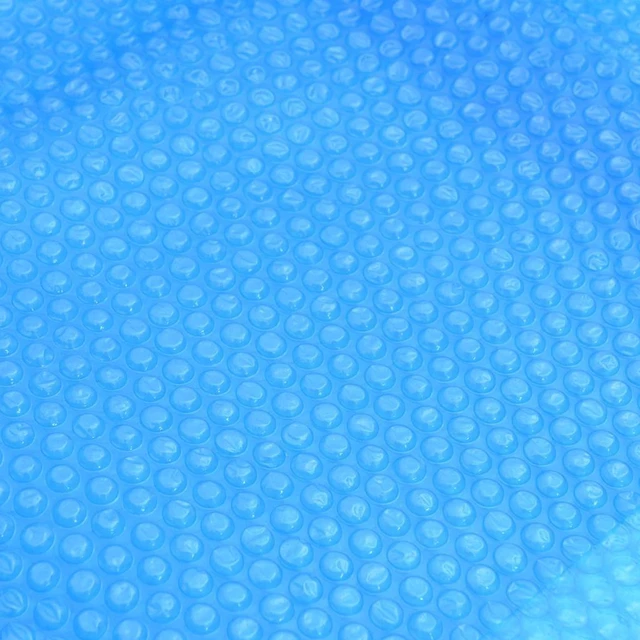 Alt view image 10 of 12 - vidaXL Pool Cover Solar Blanket Winter Pool Cover Pool Heater Cover Blue PE