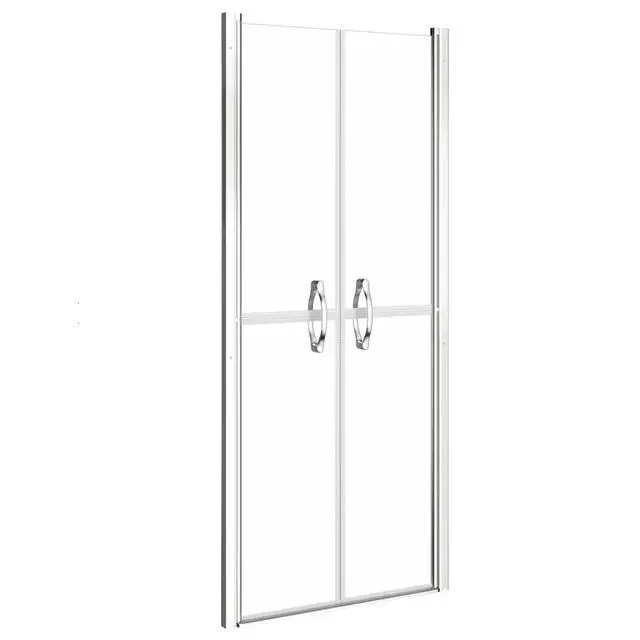Alt view image 2 of 5 - vidaXL Shower Door Clear ESG 39.8"x74.8