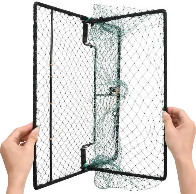 Alt view image 2 of 7 - vidaXL Bird Trap Green Cold drawn steel 19.7 x 15.7 in Collapsible