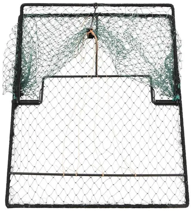 Alt view image 3 of 7 - vidaXL Bird Trap Green Cold drawn steel 19.7 x 15.7 in Collapsible