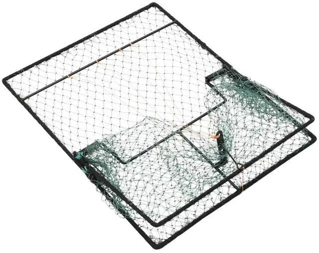 Alt view image 5 of 7 - vidaXL Bird Trap Green Cold drawn steel 19.7 x 15.7 in Collapsible