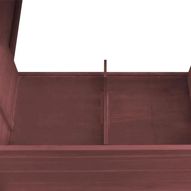 Alt view image 7 of 7 - vidaXL Outdoor Chicken Cage Hen House with 1 Egg Cage Brown Wood