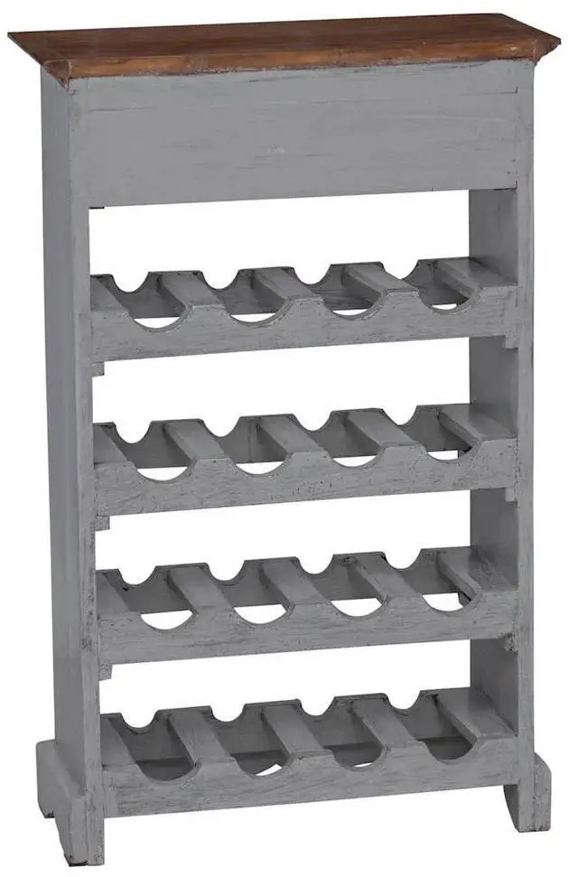 Alt view image 14 of 14 - vidaXL Wine Rack for 12 Bottles Floor Wine Cabinet Holder Solid Reclaimed Wood