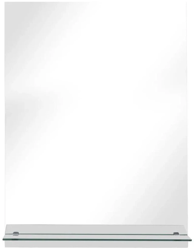 Alt view image 3 of 6 - vidaXL Wall Mirror Transparent Tempered Glass 11.8 x 19.7 in Wall Mirror