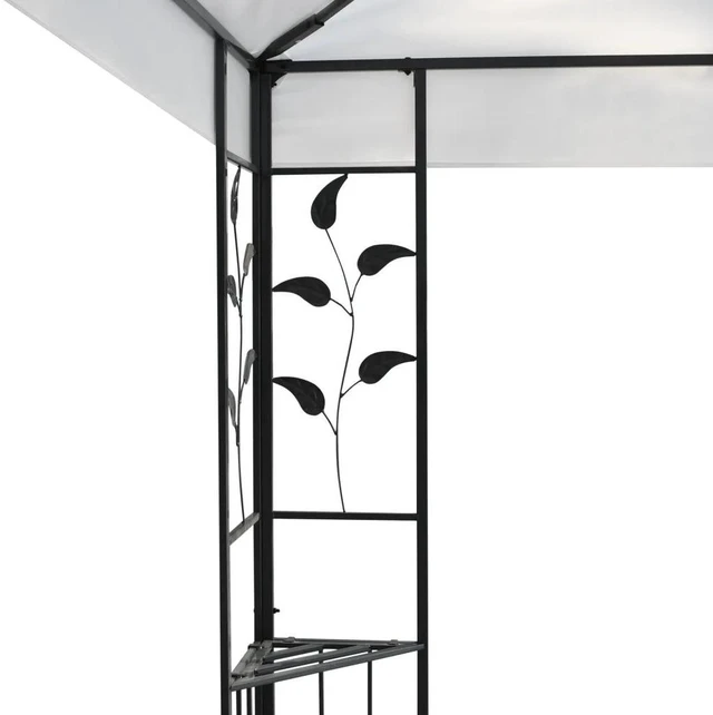 Alt view image 8 of 10 - vidaXL Gazebo 9.8'x19.7' White