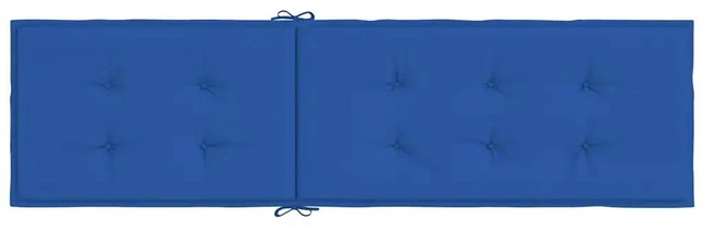 Alt view image 5 of 7 - vidaXL Deck Chair Cushion Royal Blue (29.5"+41.3")x19.7"x1.6