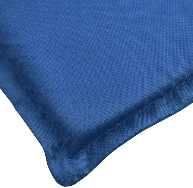 Alt view image 7 of 7 - vidaXL Deck Chair Cushion Royal Blue (29.5"+41.3")x19.7"x1.6