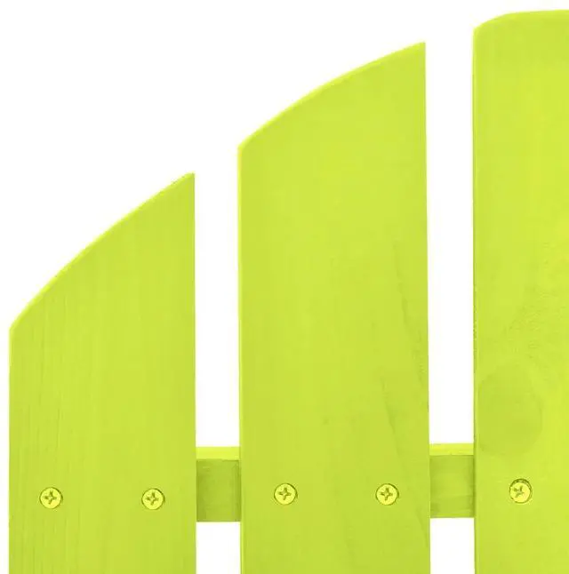Alt view image 11 of 11 - vidaXL Patio Adirondack Rocking Chair Solid Fir Wood Green