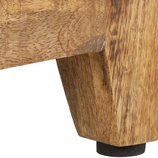 Alt view image 13 of 13 - vidaXL Bedside Cabinet 11.8"x15.7"x19.7" Solid Mango Wood