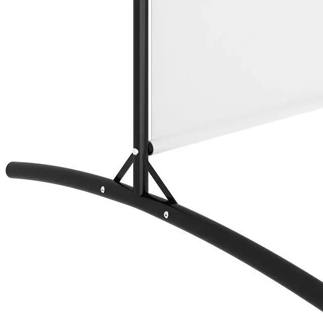Alt view image 14 of 14 - vidaXL Room Divider Folding 2 Panel Room Divider Privacy Screen White Fabric