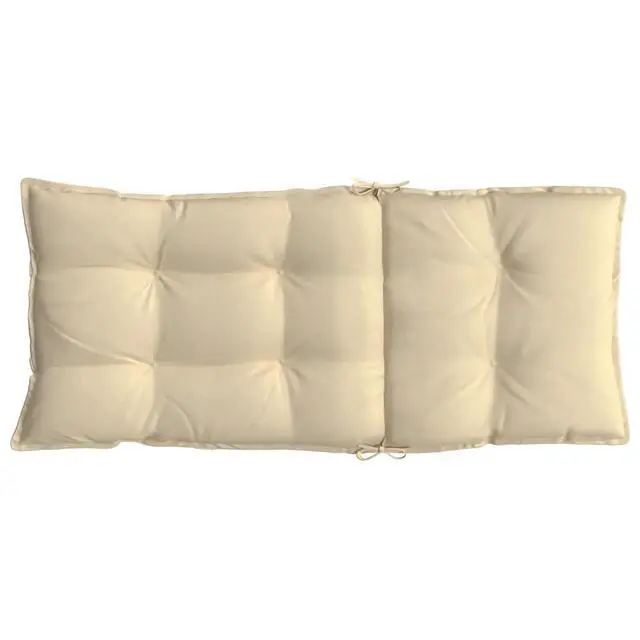 Alt view image 14 of 14 - vidaXL Highback Chair Cushion Set of 2 Beige