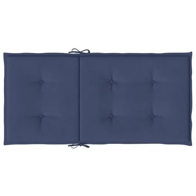 Alt view image 14 of 14 - vidaXL Lowback Chair Cushion Set of 6 Navy Blue 100% polyester Durable