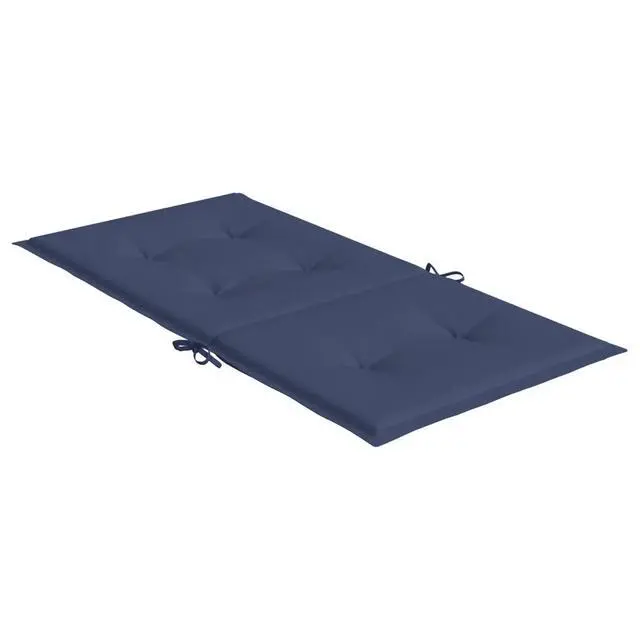 Alt view image 13 of 14 - vidaXL Lowback Chair Cushion Set of 6 Navy Blue 100% polyester Durable