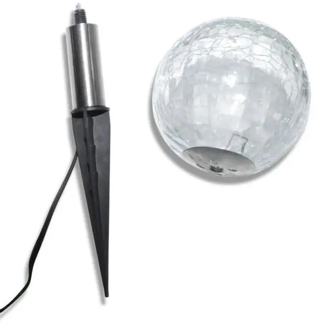 Alt view image 12 of 13 - vidaXL Outdoor Pathway Light LED Solar Walkway Light with Ground Spike 3 pcs