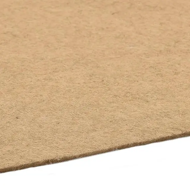 Alt view image 7 of 7 - vidaXL Hemp Mat Natural Brown 100% Hemp 1 x 82.0 ft roll Durable