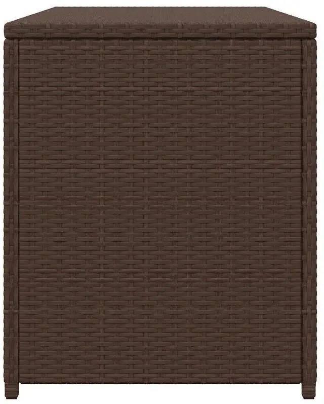 Alt view image 14 of 14 - vidaXL Outdoor Storage Box Deck Box with Lid Patio Cabinet Storage Chest Brown
