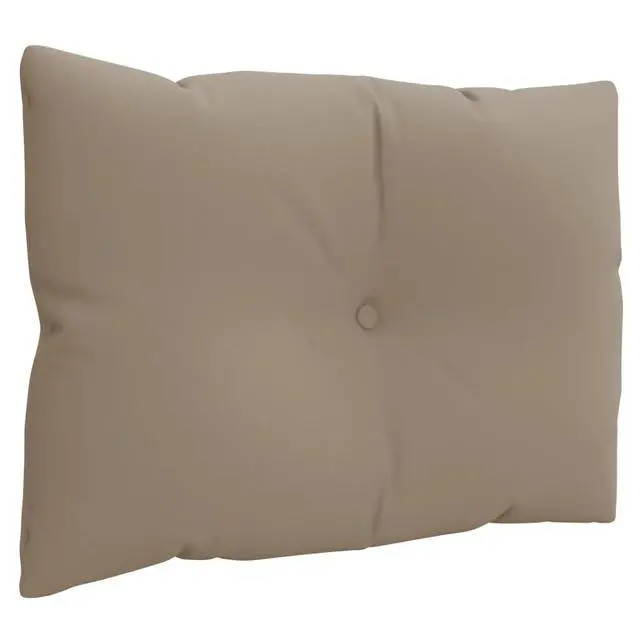 Alt view image 18 of 18 - vidaXL 3x Pallet Sofa Cushions Taupe Fabric Garden Outdoor Patio Lounge Seats