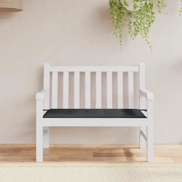 Alt view image 12 of 14 - vidaXL Garden Bench Cushion Black 39.4" Outdoot Seat Patio Seat Cushion