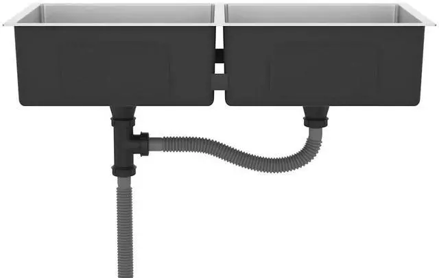 Alt view image 11 of 13 - vidaXL Handmade Kitchen Sink Stainless Steel