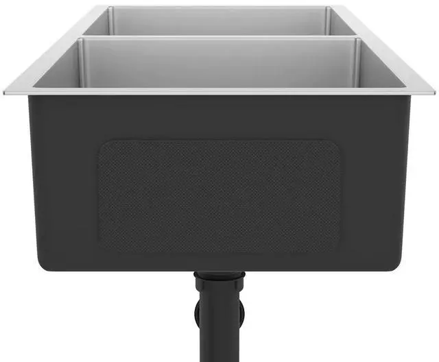 Alt view image 12 of 13 - vidaXL Handmade Kitchen Sink Stainless Steel