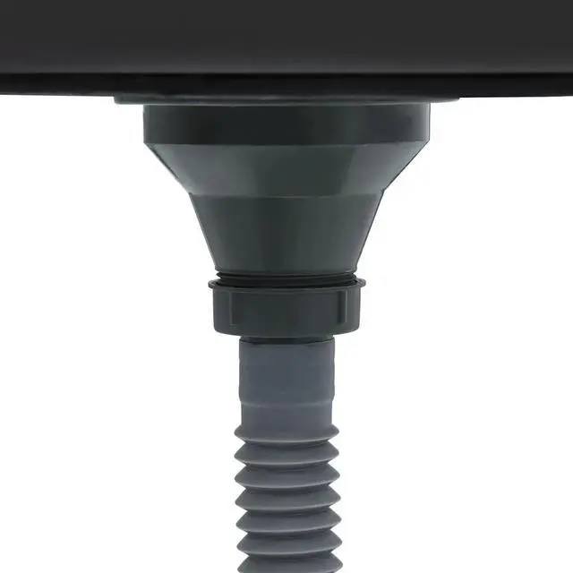 Alt view image 13 of 13 - vidaXL Handmade Kitchen Sink Black Stainless Steel