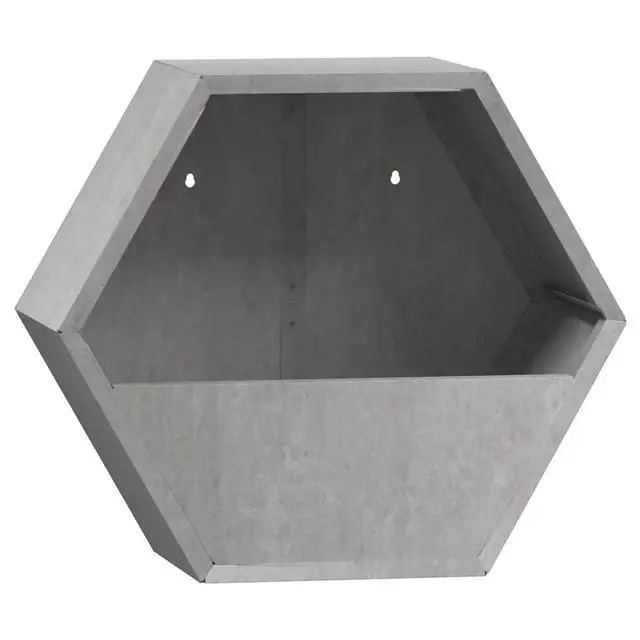 Alt view image 4 of 7 - vidaXL Wall Planter Set of 2 Rusty Corten Steel Medium