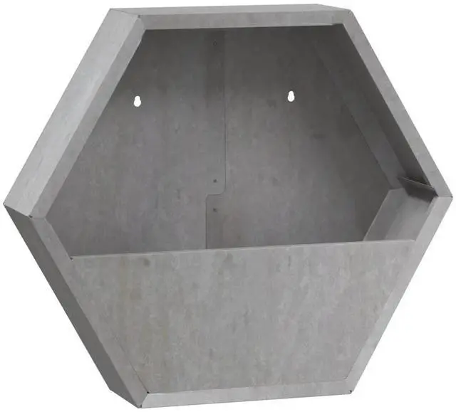 Alt view image 4 of 7 - vidaXL Wall Planter Set of 2 Rusty Corten Steel Medium