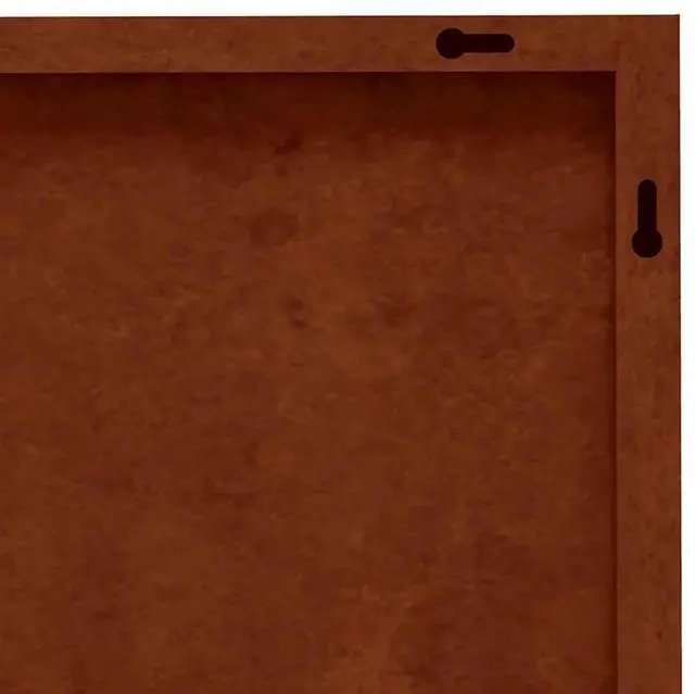 Alt view image 14 of 14 - vidaXL Garden Wall Decoration Rusty Corten Steel 41.3 x 21.7 in