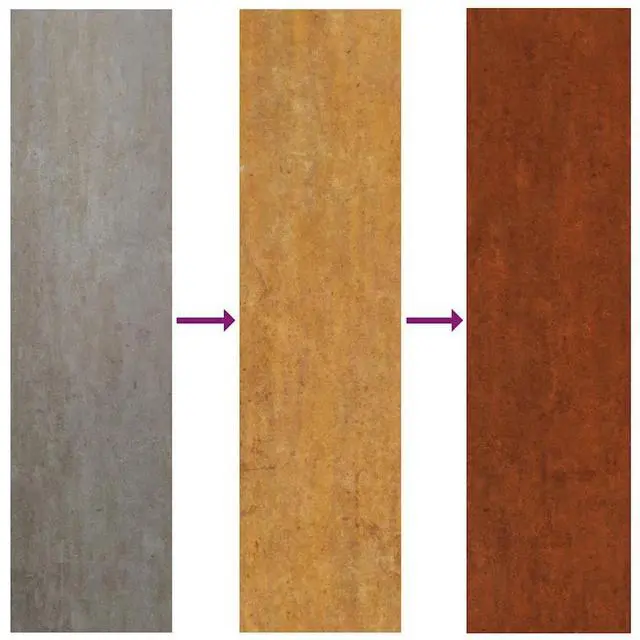 Alt view image 13 of 14 - vidaXL Garden Wall Decoration Rusty Corten Steel 41.3 x 21.7 in