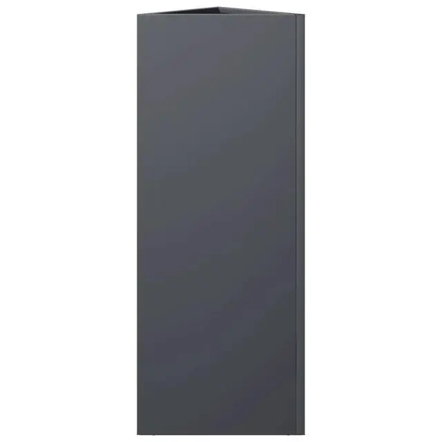 Alt view image 7 of 7 - vidaXL Garden Planter Set of 2 Anthracite Steel Garden Planter
