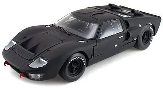 Alt view image 7 of 8 - 1966 Ford GT-40 GT40 MK 2 Matt Black 1/18 Diecast Car Model by Shelby Collectibles