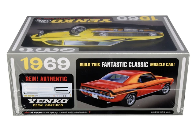 Alt view image 9 of 10 - Skill 2 Model Kit 1969 Chevrolet Camaro Yenko 1/25 Scale Model by AMT