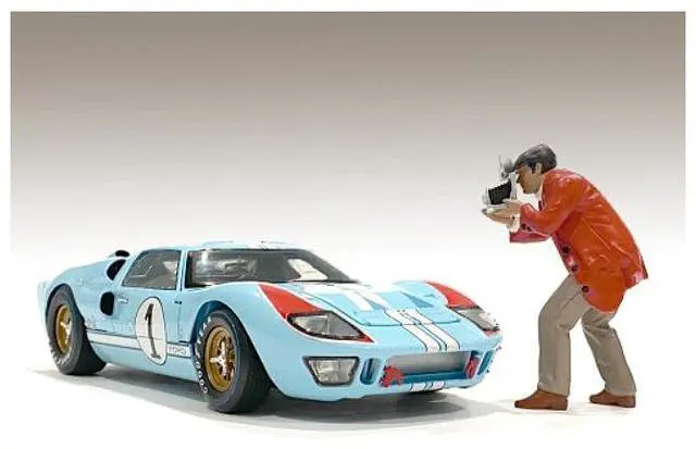 Alt view image 6 of 7 - "Race Day 1" Figurine III for 1/18 Scale Models by American Diorama
