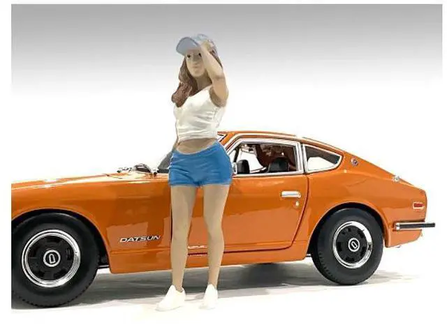Alt view image 6 of 7 - "Car Meet 2" Figurine III for 1/18 Scale Models by American Diorama