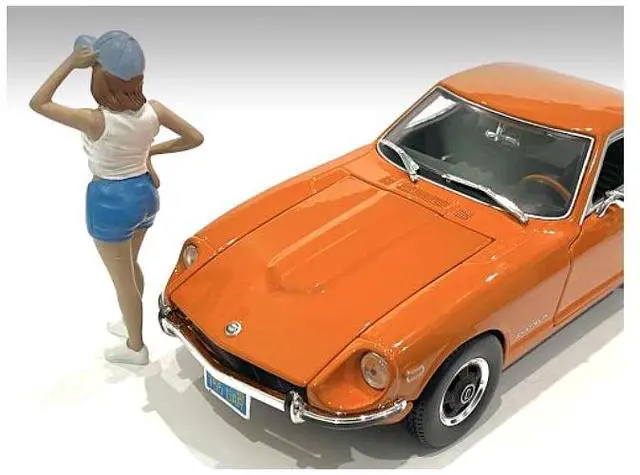 Alt view image 7 of 7 - "Car Meet 2" Figurine III for 1/18 Scale Models by American Diorama