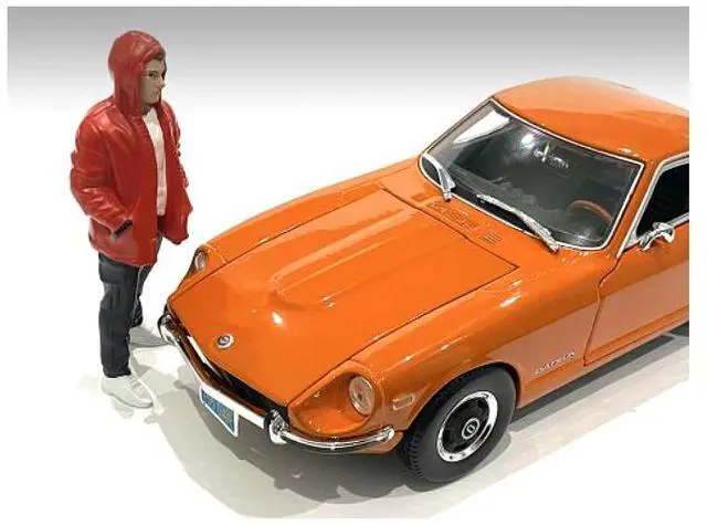 Alt view image 8 of 8 - "Car Meet 2" Figurine IV for 1/24 Scale Models by American Diorama