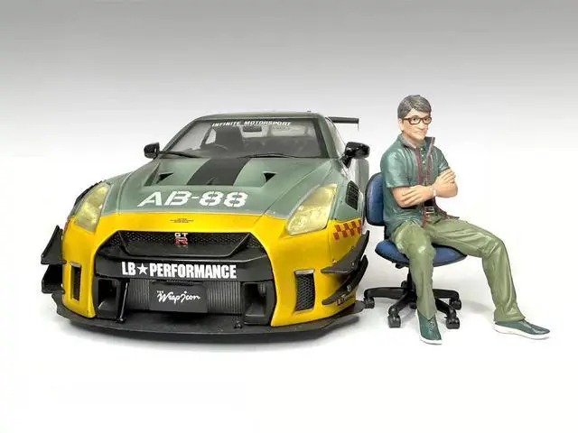 Alt view image 4 of 6 - "Top Tuners" Figure #1 "Premium" Series for 1/24 scale models by American Diorama