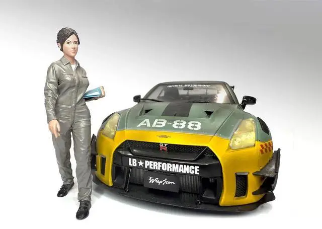Alt view image 4 of 6 - "Top Tuners" Figure #2 "Premium" Series for 1/24 scale models by American Diorama