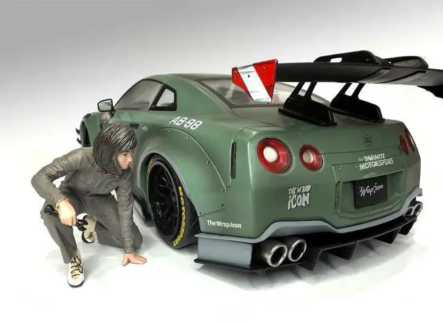 Alt view image 4 of 6 - "Top Tuners" Figure #5 "Premium" Series for 1/24 scale models by American Diorama