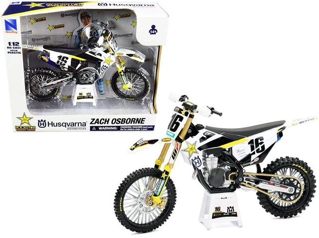 Main image of Husqvarna FC450 #16 Zach Osborne "Rockstar Energy Drink" 1/12 Diecast Motorcycle Model by New Ray