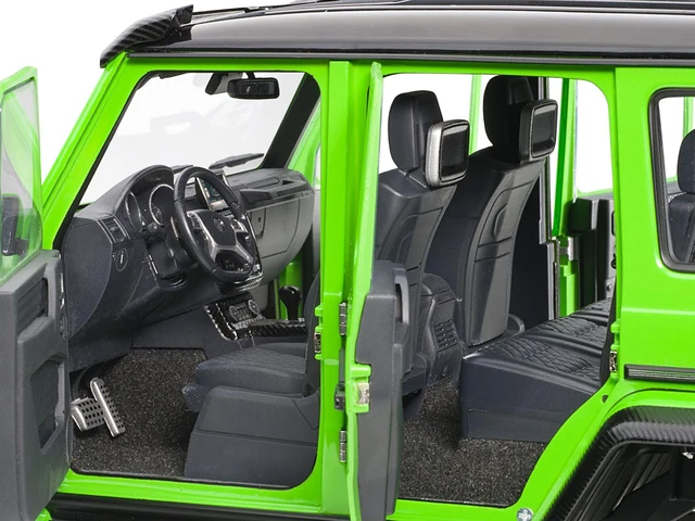 Alt view image 3 of 4 - Mercedes Benz G500 4X4 2 Alien Green 1/18 Model Car by Autoart