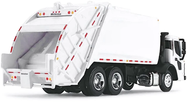 Alt view image 2 of 2 - Mack LR with McNeilus Rear Load Refuse Body White 1/87 (HO) Diecast Model by First Gear