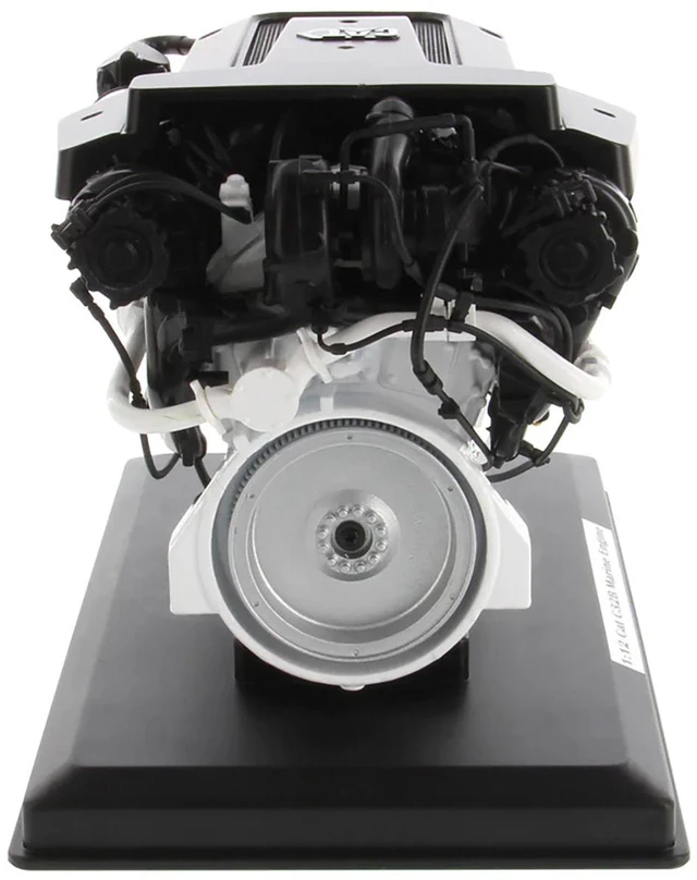 Alt view image 4 of 5 - CAT Caterpillar C32B Marine Engine Replica "High Line Series" 1/12 Diecast Model by Diecast Masters